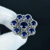 Blue Sapphire Gemstone Handmade 925 Sterling Silver Ring - Bohemian Jewelry Ring - Handmade Boho Jewelry for Women & Men, Wadding Gifts