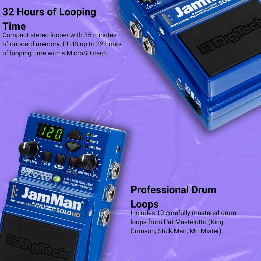 Обычный импорт Digitech Looper JAMMAN Solo HD [Отечественный продукт]
