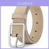 Retro Pu Simple Waist Belt With Alloy Pin Closure For Streetwear And Daily
