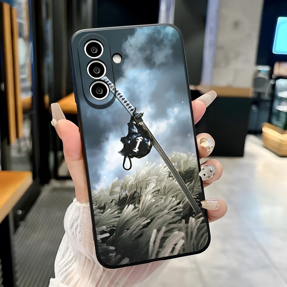 Японский Бусидо Самурай Чехол для Телефона Для Samsung A25 A13 A33 5G A54 A36 A35 A56 A52 A14 Ударопрочный Мягкий Чехол
