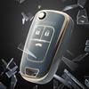 Чехол для автомобильного ключа из ТПУ, складной чехол-брелок для Chevrolet 2020-21 Cruze Aveo Trax Sail Malibu Captiva Opel Vauxhall Astra Corsa Insignia