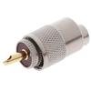 1Pcs Uhf Pl259 Male Plug Straight Solder Connector Adapter For Rg8U Rg58-3