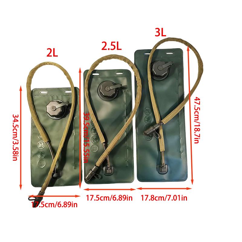 2L 2.5L 3L Питьевой пузырь Резервуар для воды Сумка для хранения Bpa Free Складной Кемпинг Бег Жилет для питья Рюкзак