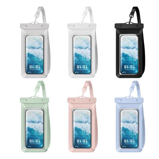 Waterproof Phone Pouch with Lanyard Touchscreen Clear Floating Cell Phone Dry Bag Case Protector Beach Kayak Cruise Travel