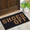 Коврик Забавный входной коврик для обуви Off Крытый декоративный коврик для пола Коврик из нетканого материала