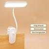 Гибкая складная светодиодная перезаряжаемая настольная лампа с зажимом для чтения книг ночник светодиодный сенсорный 3 режима затемнения защита глаз свет