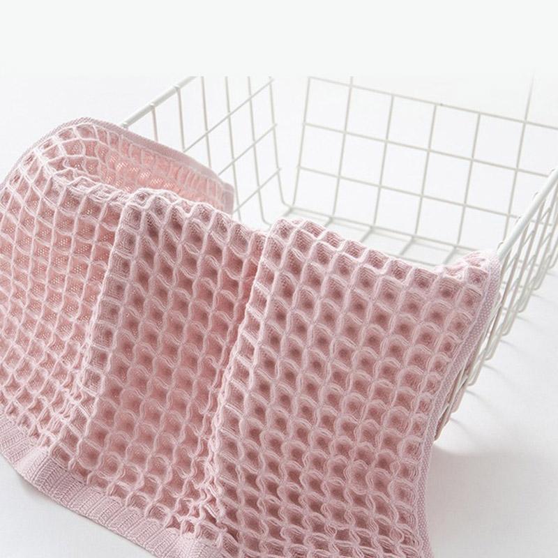 Cotton Waffle Square Towel 40 Strand Waffle Square Towel Towel Bath Towel Plain Square Towel