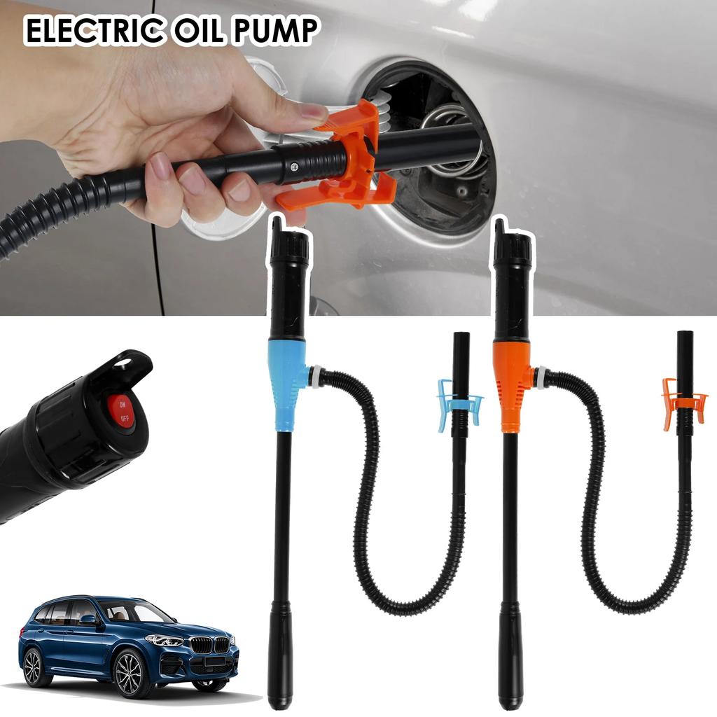 Портативный перекачивающий насос Электрический сифонный насос с батарейным питанием 2,2 галлона в минуту Эффективный насос для перекачки жидкости и топлива для дизеля