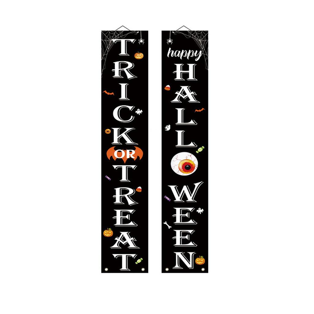 Хэллоуин Украшение Баннер Куплеты Привидение- Праздничная Вечеринка Вечеринка Украшение Двери