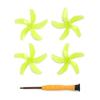 For DJI Neo Five Leaves Propellers Props Quick Release Props Paddle Blade Low-Noise Propellers for DJI Neo Drone Accessories