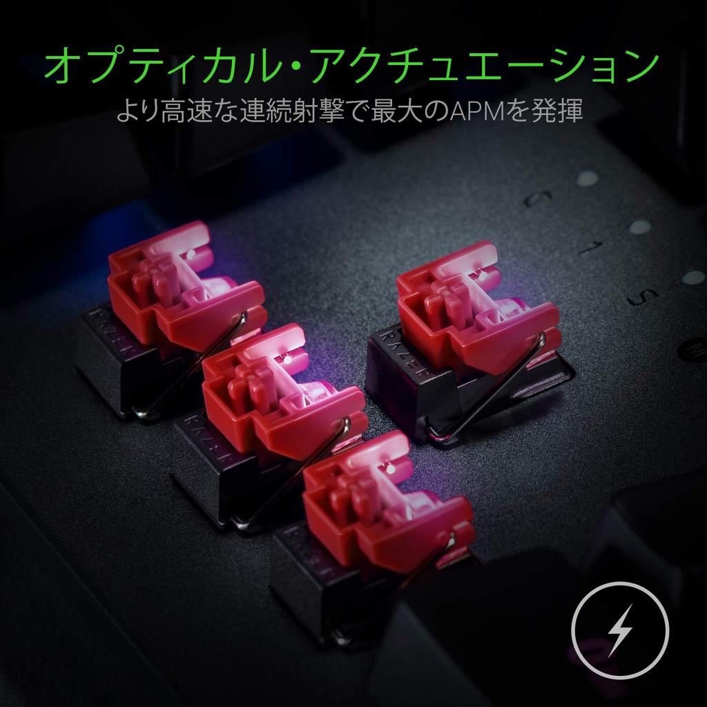 Razer Huntsman Elite Linear Optical Switch Gaming US English Linear with Wrist Rest Japanese Distributor - Keyboard, Layout, Ultra-Fast 1.0mm