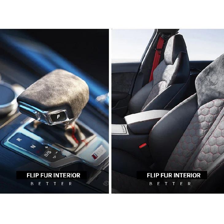 Steering Wheel Cover Sticker for Tesla Model 3 Model Y 2023 Car Panel Trim Frame Made of Italy Super Suede Leather Car Accessory