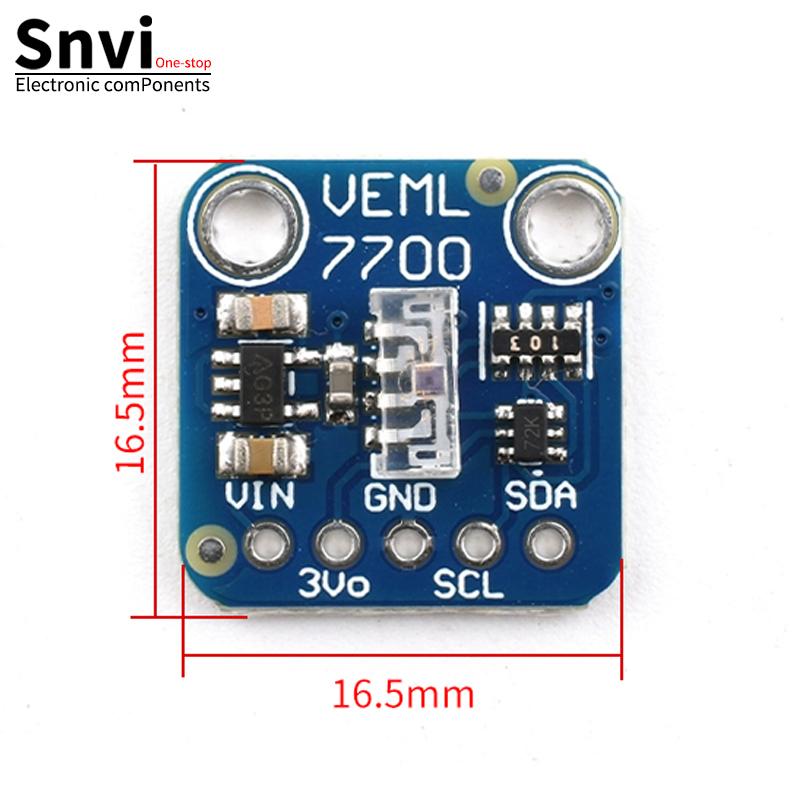 VEML7700 Ambient Light Sensor Module 120k Lux Light measuring Sensor Board 3.3V 5V I2C IIC Interface for Arduino Raspberry Pi