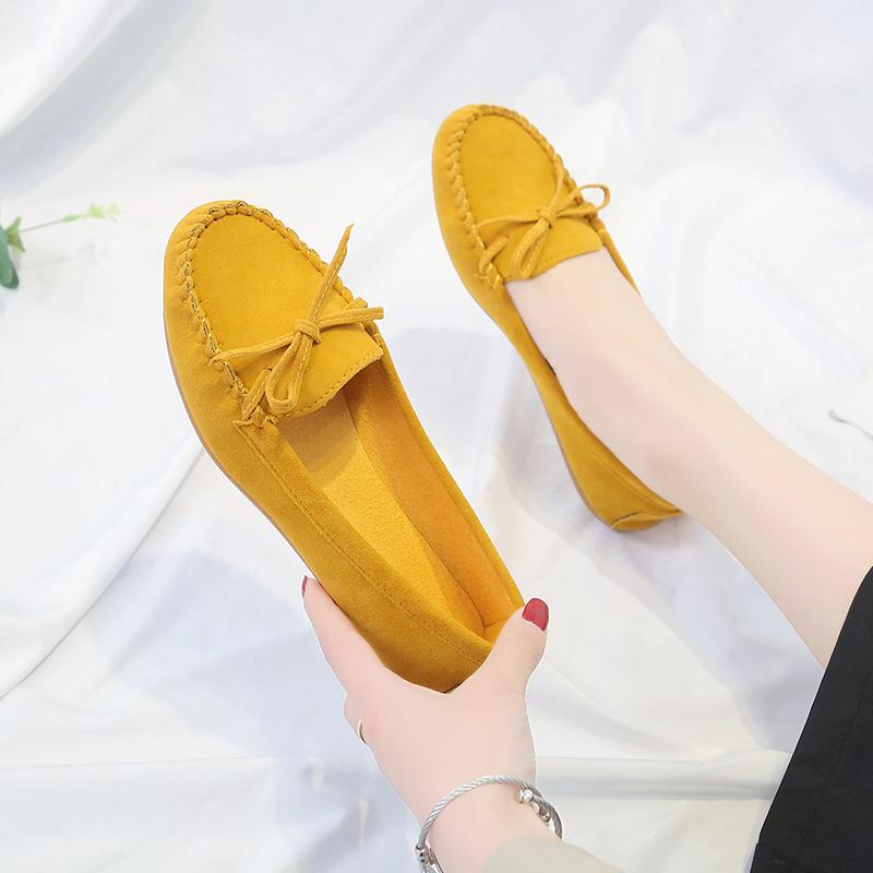 Women Shoes Slip On Loafers for Ballet Flats Women Suede Casual Sneakers Zapatos Mujer Flat Shoes for Mom Fashion Shoes