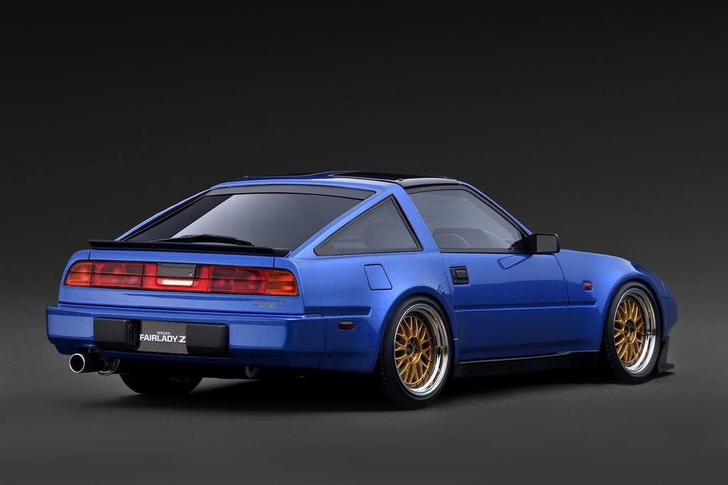 Модель зажигания NISSAN Fairlady Z 300ZR Светло-синий металлик Готовая модель IG3898 TK.Company 1/18 2-местный (Z31)