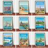 New Brussels Roman Classic Bayonne Dublin Tourist City Canvas Painting Mural Art Minimalist Room Home Decoration