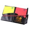 Red and Yellow Referee Cards with Recording Paper and Pencil for Football Matches
