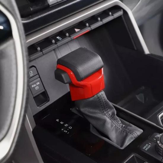 Fit For Toyota 4Runner 2025+ Gear Shift Knob Head Decor Cover Trim Red ABS 3PCS