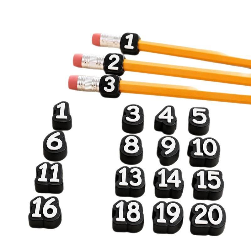 Classroom Pencil Labels Reusable Pencil Tracking Tags School Supplies Pencil Management Assorted Colors