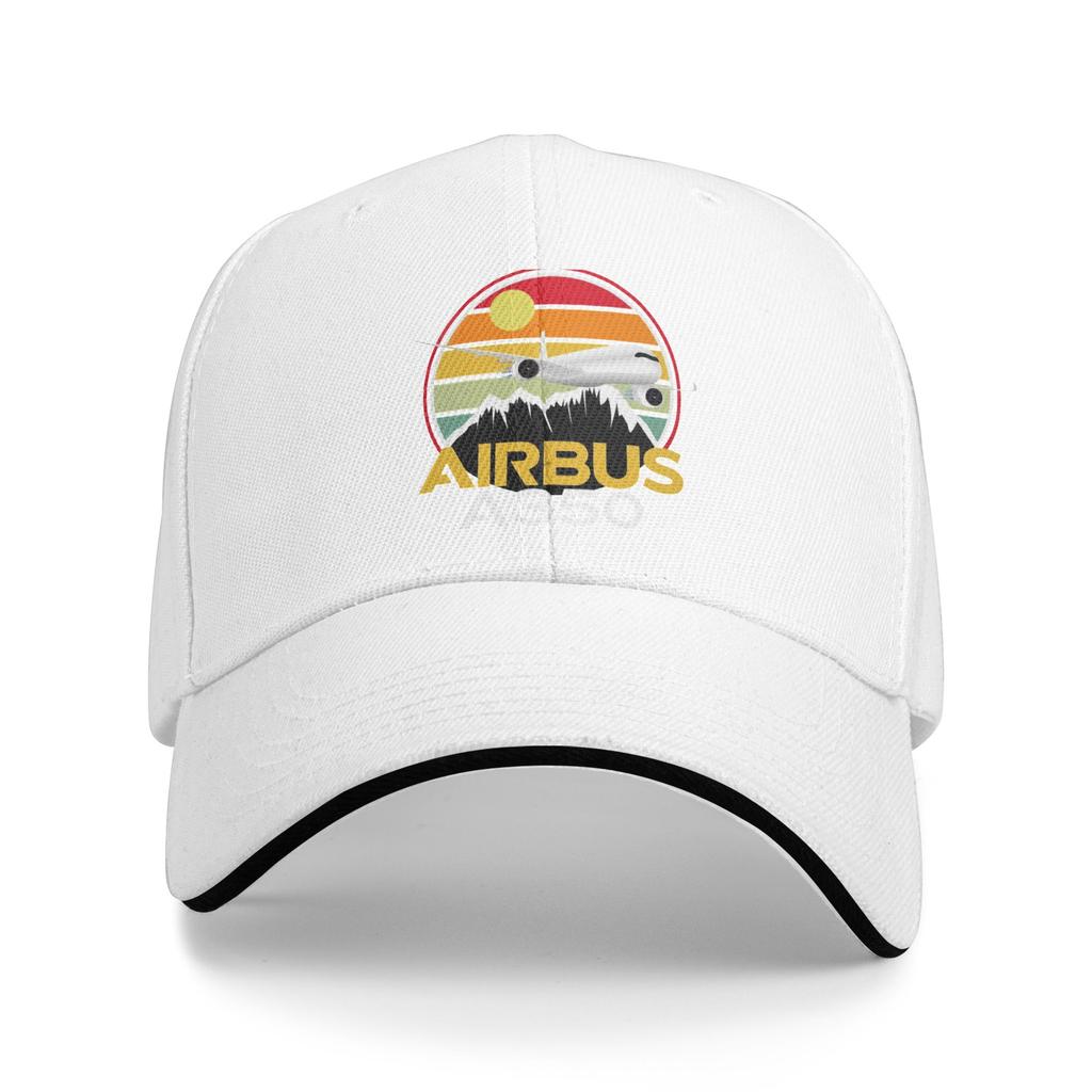 Airbus A350 Sunset Pilot Casual Baseball Cap Summer Trucker Hat Outdoor Gym Hip Hop Hats Men Adult Streetwear Baseball Caps