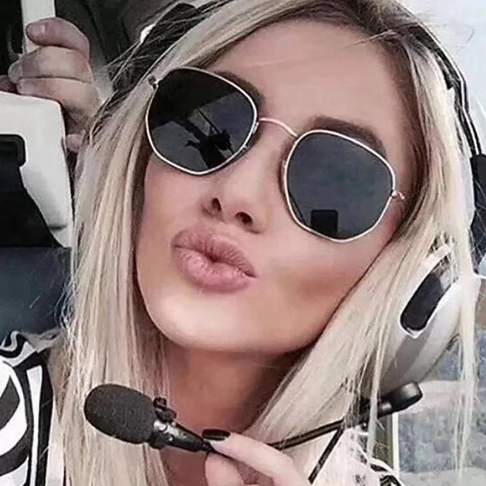 Металлические Классические Винтажные Женские Солнцезащитные Очки Дизайн Люксового Бренда Очки Женские Водительские Очки Маскулино