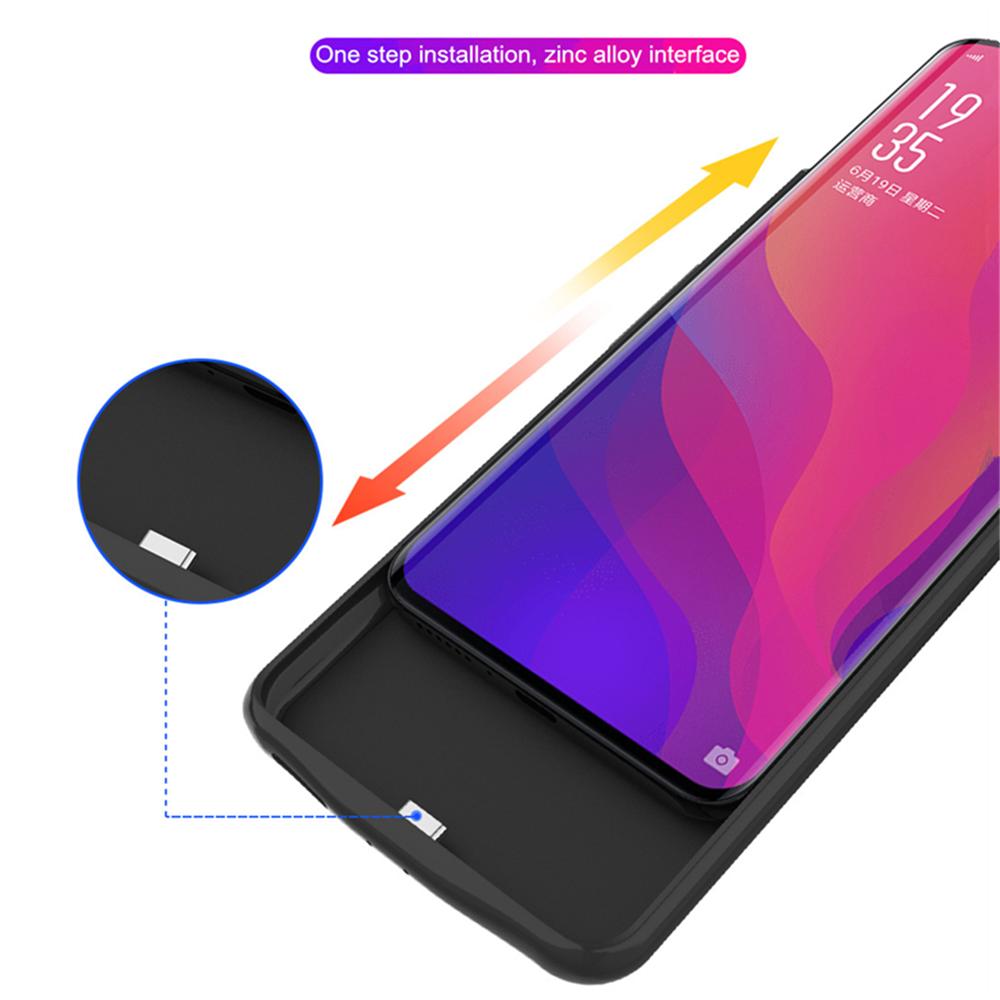 Чехол для портативного зарядного устройства для OPPO Find X3 Pro, чехлы для батарей, внешний аккумулятор 6800 мАч, чехол для зарядки внешнего аккумулятора для OPPO Find X3