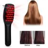 Electric Hair Growth Comb Professional Scalp Massager Red Blue Light Therapy Hair Loss Treatment Portable Electric Massage Brush for Thinning Hair
