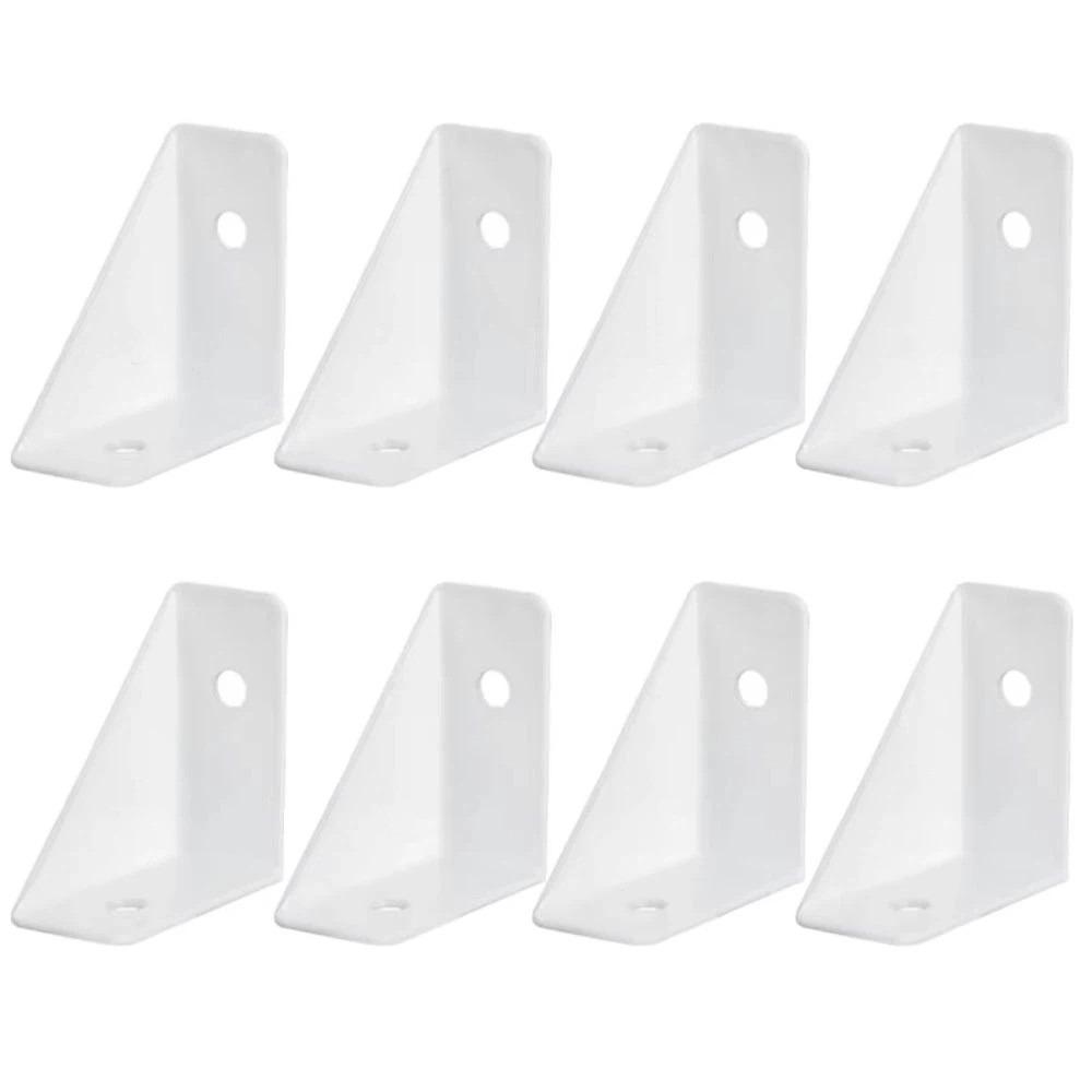 8pcs Heavy Duty Steel Right Triangular Angle Thicken Support Corner Stand Furniture Hardware