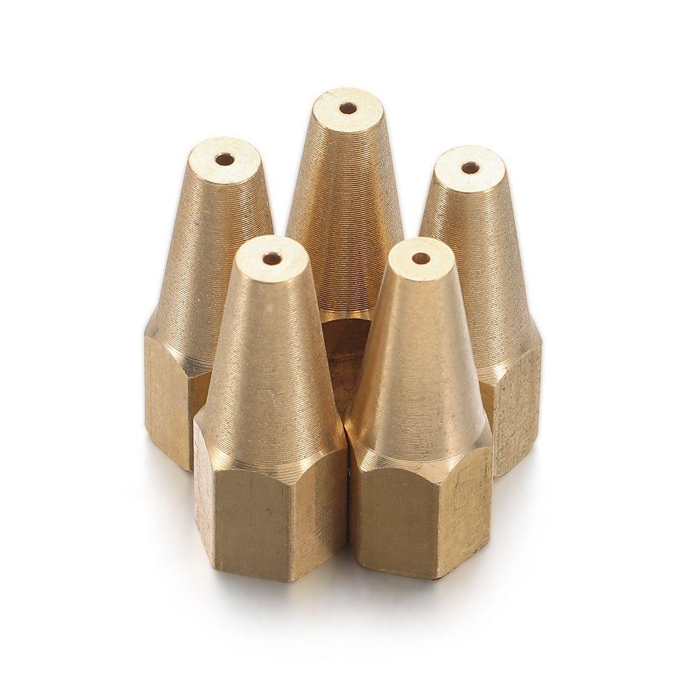 5Pcs/Set Propane Acetylene Gas Brazing Torch Nozzle H01-2 Oxygen Welding New Torch Tip