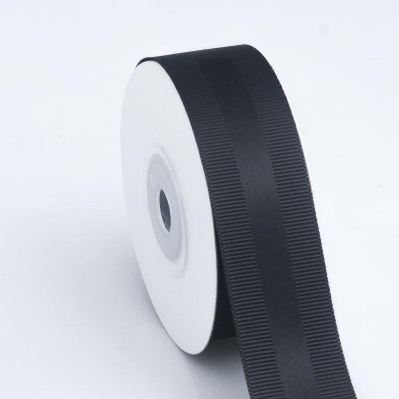 Элегантная однотонная атласная лента с ребристым краем для выпечки, торта, подарка на праздник, цветочного букета, упаковки, декоративная лента для галстуков, украшения дома