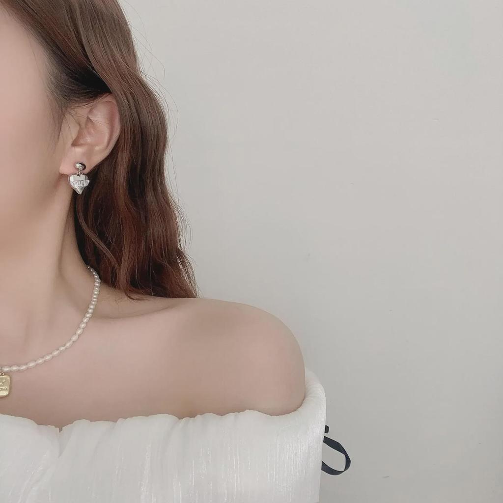 Элегантные серьги из серебра 925 пробы с цирконием и холодным металлом: Модный летний аксессуар класса люкс