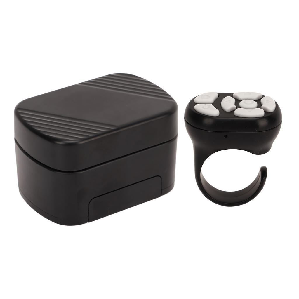 Remote Control Scrolling Ring Bluetooth APP Page Turner Camera Remote Shutter Selfie Button with