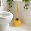 1/2 шт. Туалетная щетка с длинной ручкой, Декор в виде мультяшной куклы, Щетка для чистки ванной комнаты с подставкой, Юмористический декор для ванной комнаты
