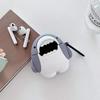 Милый силиконовый чехол для наушников AirPods 4 3 2 1 Чехол Мультяшная акула Беспроводные Bluetooth-наушники Чехол-коробка Для AirPods Pro 2 чехол