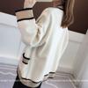 Spring and Autumn Women's Loose Medium Long Cardigan Sweater Lazy Style Sweater Cardigan