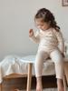 1-6 лет 100% Хлопок Девочки Цветочный Набор Пижам Малыш Ребенок Младенец 2 шт. Комплект Одежды Лонгслив Костюм Брюки Пижамный Комплект Домашний Наряд