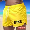 2025 Summer New Men's Quick-Drying Swim Trunks Sports Pants Swimwear Beach Shorts Jogging Shorts Sports Creative Letter Printing