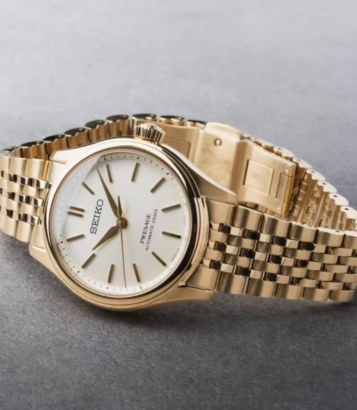 Seiko Часы Presage Classic Series с автоматическим механизмом, 36 мм, сапфировое стекло, нержавеющая сталь, SPB524J1