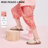 Летние повседневные длинные брюки для девочек-малышек MiniPeace