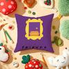 Classic TV Show FFriends Cushion Cover Plush Fabric Soft DoubleSided Printed Sofa Warm Winter Home Gift Pillow Cover