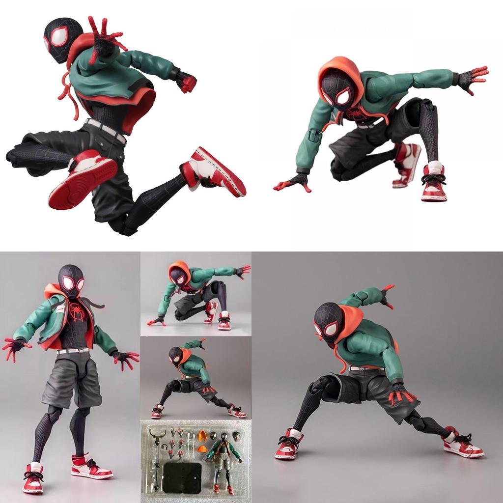 Marvel Shf Человек-паук Параллельная Вселенная 2 Майлз ПВХ Фигурка Действия Модель Оптом/Дропшиппинг