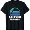 Костюм тренера дельфинов на Хэллоуин, забавная футболка с изображением дельфина и морской жизни