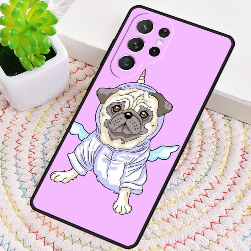 Чехол для телефона 'Ангел Мопс' для Samsung Galaxy note 10 pro S26 Ultra S23 S24 FE S25 S21 S22 PLUS противоударный Cove