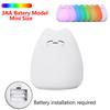 Cat Night Light For Baby Kids Cartoon 7 Colors Silicone Sleeping Lamp Touch Sensor Table Lamp
