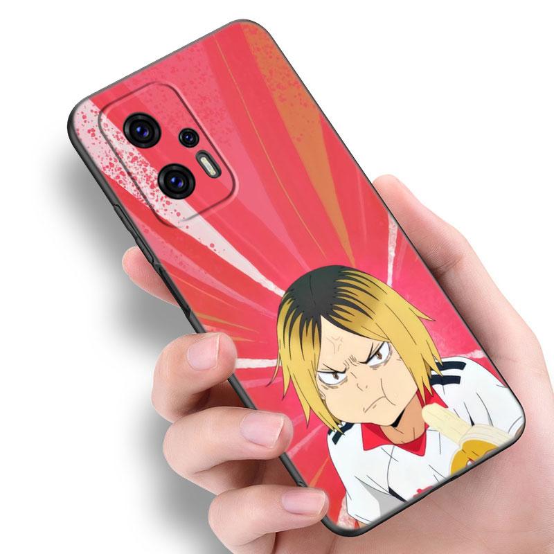 Чехол для телефона с аниме Kozume Kenma Haikyuu для Xiaomi POCO F2 F3 M2 M3 M4 X3 X4 Pro NFC F4 GT 5G F1 X2 C3 C31 C40 M5S, черный чехол из ТПУ