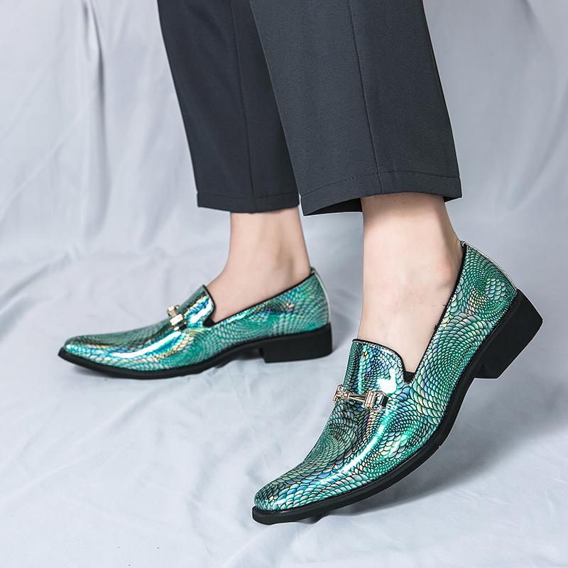 Модные успешные мужские роскошные высококачественные остроносые модные тенденции удобные деловые повседневные туфли для свиданий формальные вечерние кожаные туфли