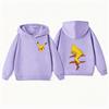 Potdemiel Милая и забавная детская толстовка с принтом Пикачу Одежда для мальчиков и девочек Осень и Зима Теплый детский худи