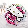 Hello Kitty & Butterfly Automatic Folding Cartoon Umbrella - 3 Folding Design, Vivid Cartoon Pattern, Suitable for Outdoor Activities, A Gift for Fans