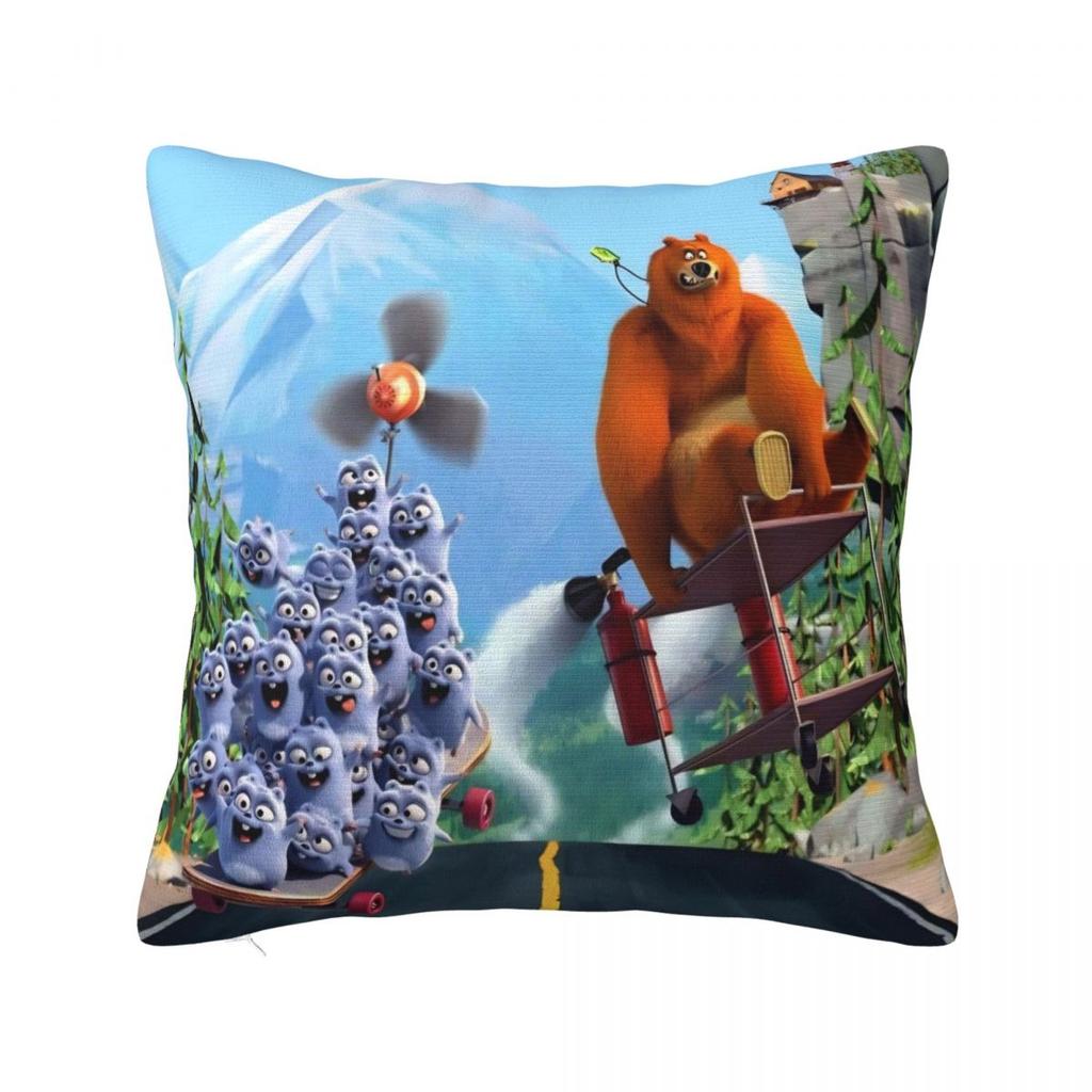 Grizzly And Lemmings Pillow Case Funny Pillow Cover Soft Custom Cushion Cover Pillowcases For Sofa Home Decorative