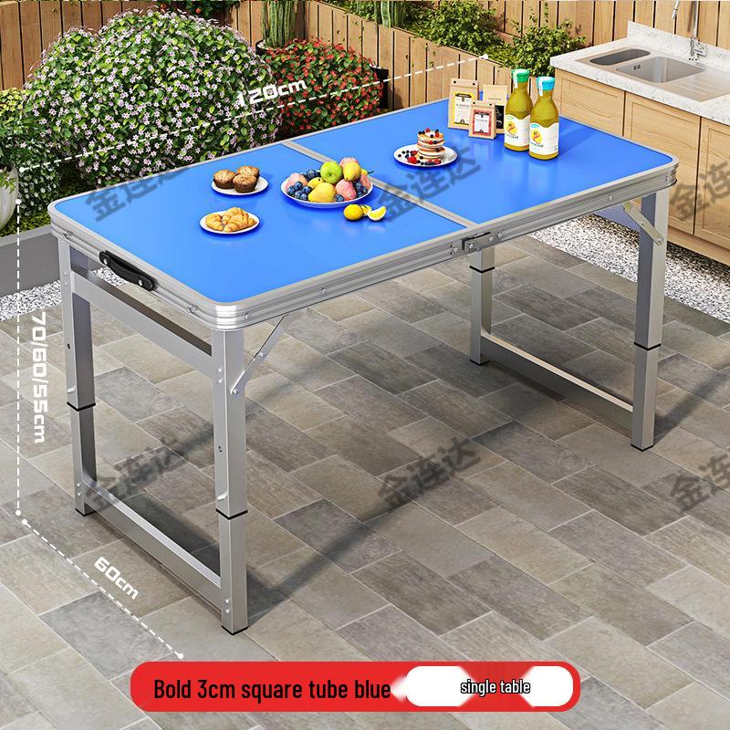 Портативный алюминиевый складной стол для обедов на открытом воздухе и рыночных прилавков - Регулируемый и компактный